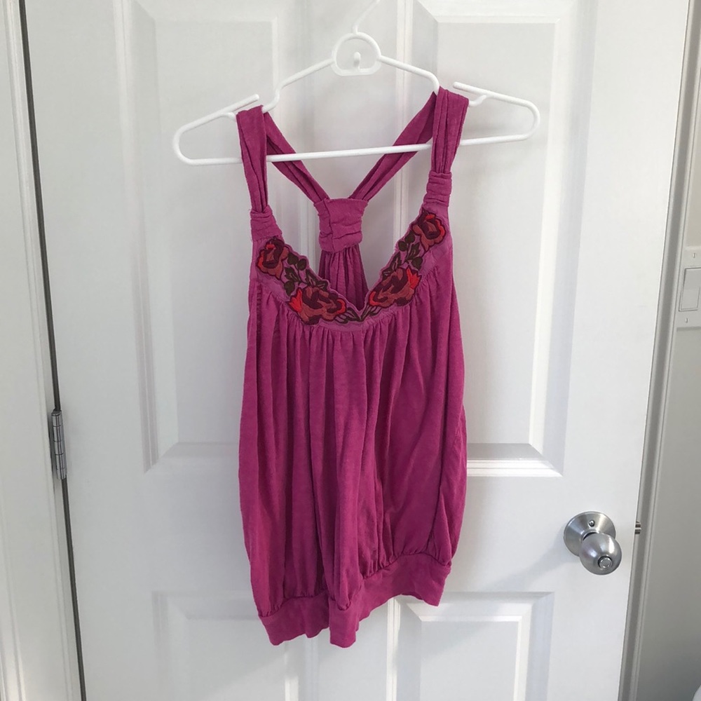 Free People Racer-Back Tank Top